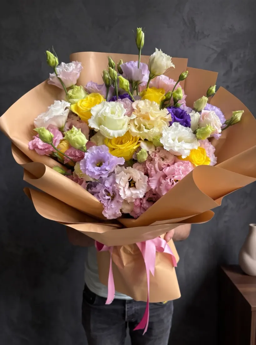 Elite Lisianthus-Renkli Lisyantus Buketi